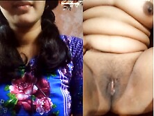 Beautiful Horny Girl With Blue Dress.  Stunning Bhabi Fingerings Her Tight Pussy.  Bangla Talking