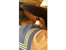 Cute Asian With Tight Pussy Gets Fucked In School Uniform