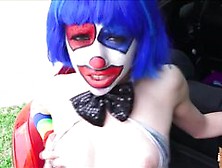Super Sexy Clown Gets Picked Up And Fucked Along The Way