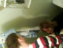 Milf In Wc With Stiped Shirt Son Homemade. Flv
