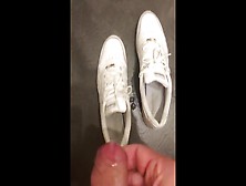 Fuck And Jizz In Worn Girlfriends Reebok Sneakers