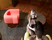 Cg Animation: My Ally's Wife With Massive Melons Is Sitting On My Wang.