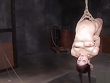 Flexible Bdsm Sub Tied Up And Toyed By Dom