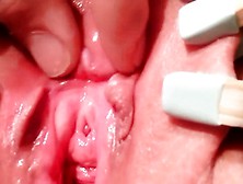 Real Gf Fingers And Toys Her Pussy In Hi Def Pov Close Up
