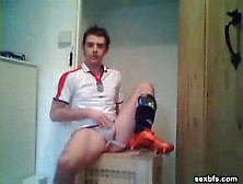 Soccer Player Masturbates In His Jockstrap