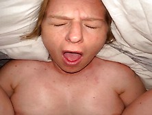 Mom Shares Bed And Begs Step Son Not To Cum In Her But Enjoys His Cock