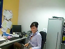Secretary Getting A Creampie In The Office