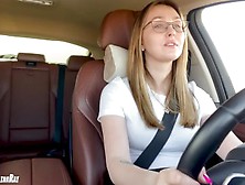 '-More,  More,  I Want Deeper! "fucked Stepmom In Car After Driving Lessons"