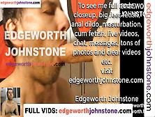 Edgeworth Johnstone Gagging On A Dildo - Gay Blowjob - Sucking A Big Fake Cock - Choking Blow Job