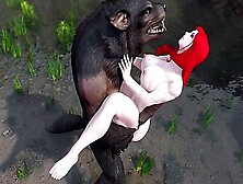 Werewolf Stretches Redhead Babes Pussy Heavy Warrior By The River 3. 5