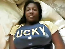 Shy Busty Black Girl Gets Pov Missionary Fucked By Her White Bf With Belly Cumshot