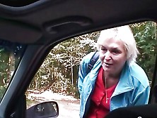Car Driver Bangs Old Whore