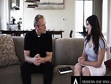 Modern-Day Sins - Pervy Priest Creampies Turned On Teenagers Keira Croft After Taking Her Anal Virginity!