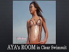 Aya's Room See Through Swimsuit In Public