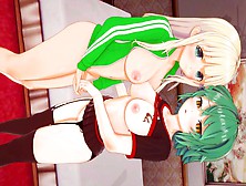 Hikage And Yomi Have Intense Lezzie Sex