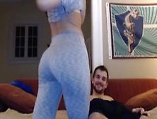 Hot Fit Couple Have Sex For Webcam Show