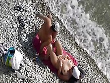 Beach Porn - Nudist Couple,  A Little Bit Chubby