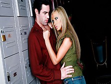 Astonishing Dick-Riding Session In The Locker Room With Nikki Benz