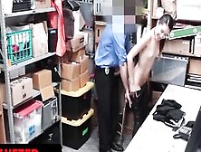 Shoplyfter - Skinny Mischievous Asian Jade Noir Caught Stealing And Got Disciplined By Perv Officer Skank Two