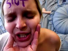 Fetbdsm - Big Tits Slave Throated Gags Chokes Faci
