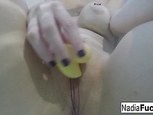 Nadia Masturbation With Some Rubber Duckies