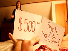 Stepmom Plays A Game - Win $500 Or Blow Job