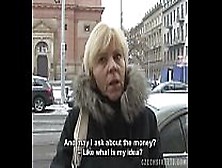 Czech Milf Gives A Head For A Horny Cock