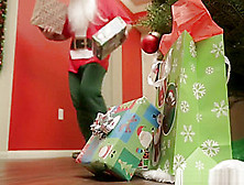 Vanessa Cage Is Naughty Santa's Helper
