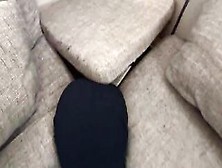 Mother Stuck Into Couch & Son Cum Into Her!