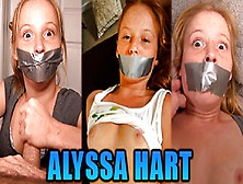 Tiny Redhead Alyssa Hart Duct Tape Gagged In Three Hot Gag Fetish Videos