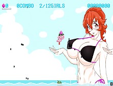 Maraglider Beyond The Busty Bikini [Pornplay Asian Cartoon Sex Game] Ep. One Undressing Monstrous Woman With Jizz
