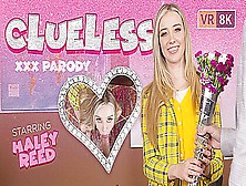 Clueless (A Xxx Parody) - Petite Blonde Pornstar Schoolgirl Sex With Haley Reed