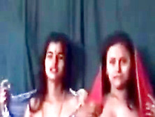 Telingana Black Snake Enjoys Bang-Out With 2 Fair North Indian Girls