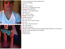 Omegle Big Tits Girl Shocked By My Big Cock