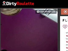 Omegle Dirtyroulette - Horny Slut Fucks Dildo And