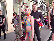 Buxom Tina Kay In A Public Humiliation Session With Sienna Day