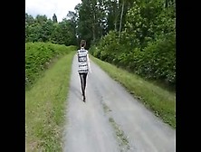 Exhib Of A French Slut Outdoor