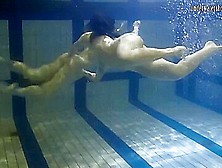 Teens And Solo Teen Babe Swimming Underwater In Pool