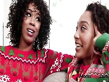 Stepmom And Barely Legal Whore Wish A Merry Christmas- Misty Stone,