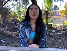 Real Teens - Bubble Butt Asian Teen Kimmy Kimm Flashing And Fucking Like A Wild Animal
