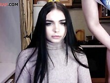 Russian Shemale Enjoys Pink Dildo,  Sucks And Gets Anal