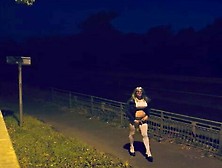 Sexu Outfit Cd Flashing And Cuming For Truck Drivers