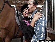 Tera Joy A Cutie Horse Rider Gets Boned! With This