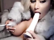 Smoking And Sucking Blonde On Webcam