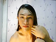 Nerdy Bodybuilder Filipina Shemale Degrades Bigot Face Pic-K