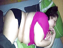 Sleeping Bbw Slut Cumshot On Large Stomach