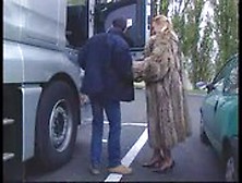 Anastasia Kass Blowjob In A Fur Coat