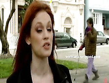 Lesbian Redhead Talking In Front Of The Camera About Her Dirty B