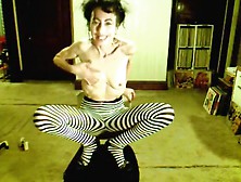 Me In Zebra Tights