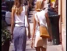 Girls In Short Skirts All Over The Street